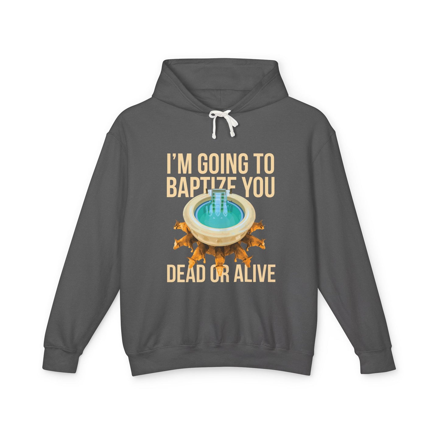 I'm going to baptize you dead or alive Hoodie