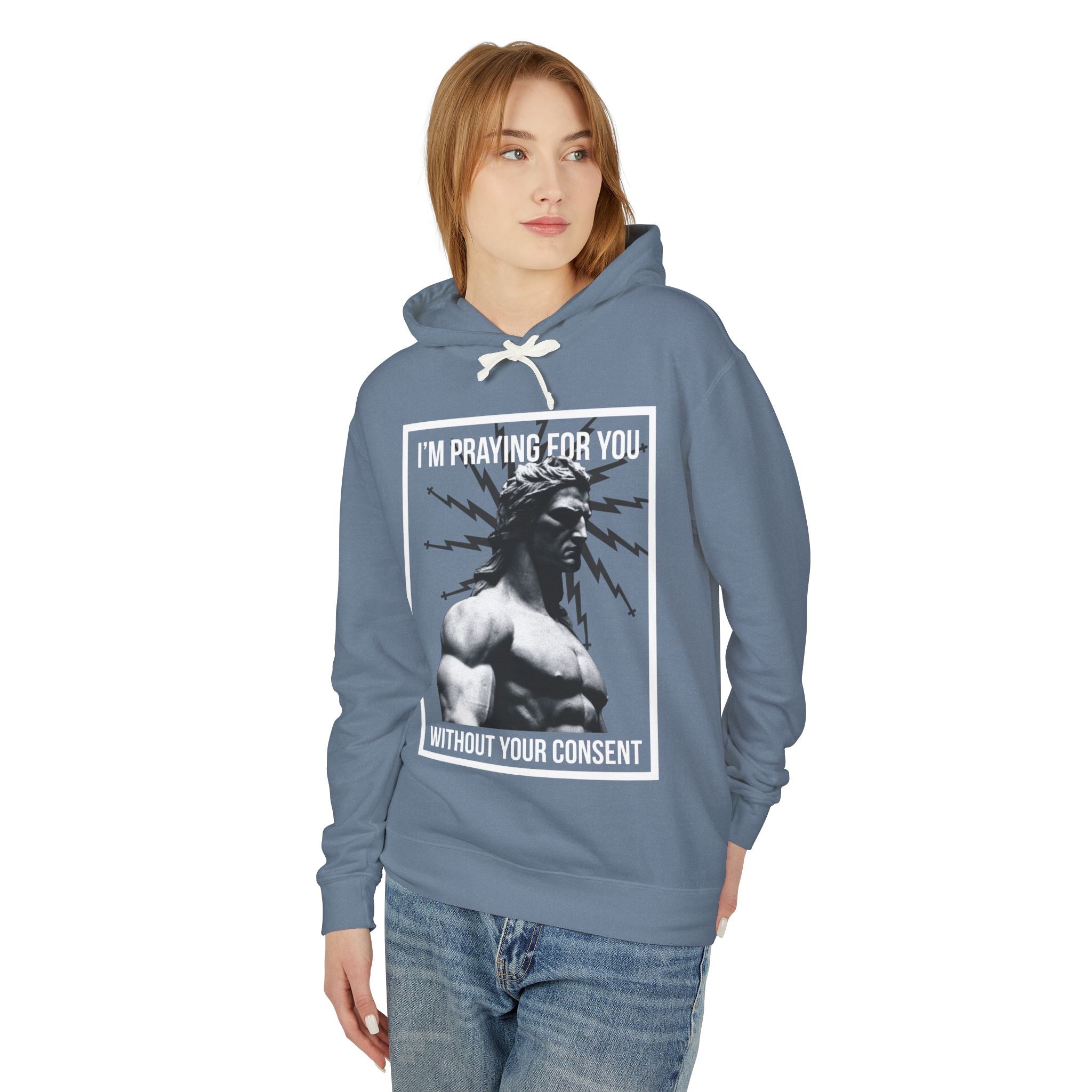 Praying for you without your consent Hoodie, Unisex Lightweight Hooded Sweatshirt, Inspirational Sweatshirt, Gift for Believers, Faith-Based Apparel, Cozy [...]