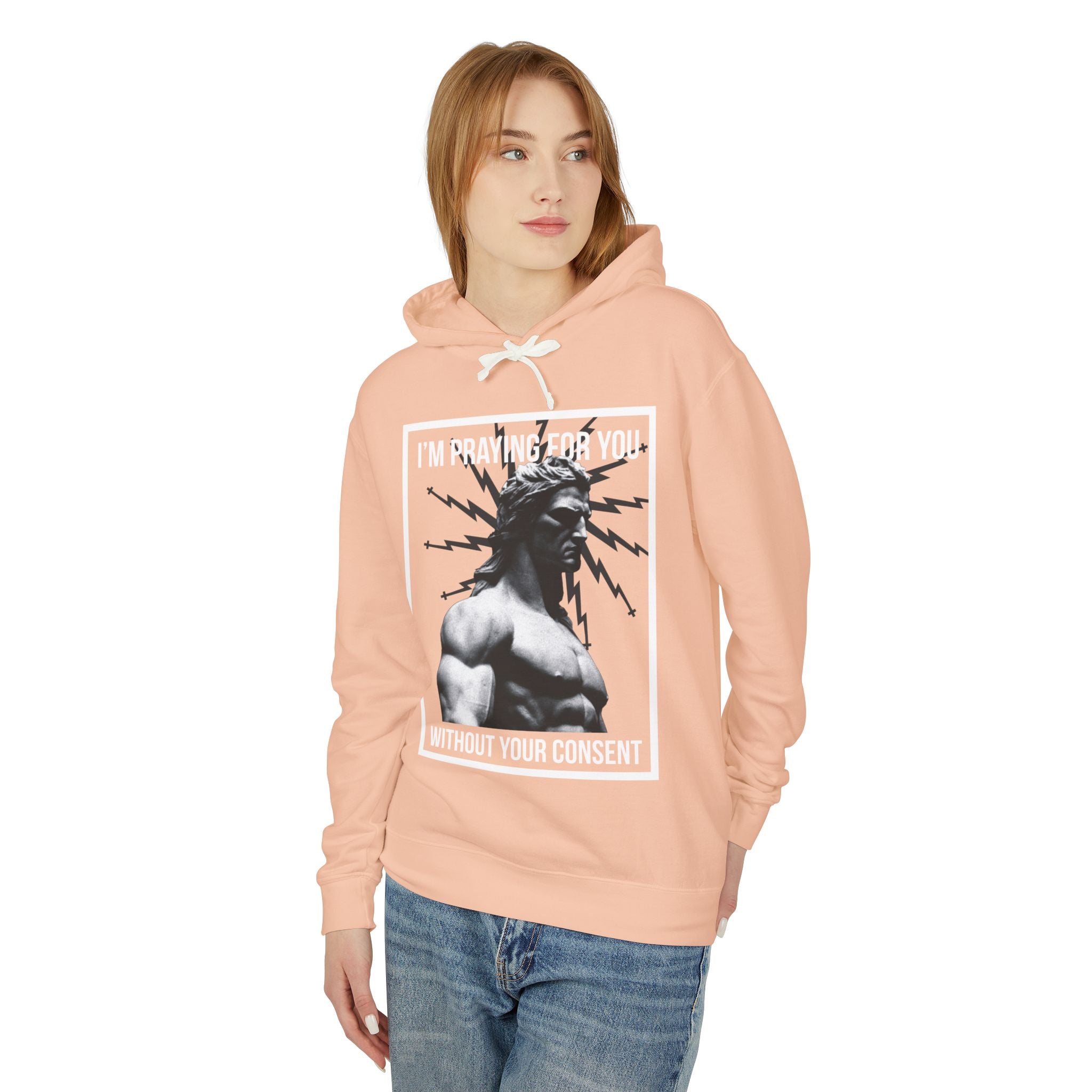 Praying for you without your consent Hoodie, Unisex Lightweight Hooded Sweatshirt, Inspirational Sweatshirt, Gift for Believers, Faith-Based Apparel, Cozy [...]