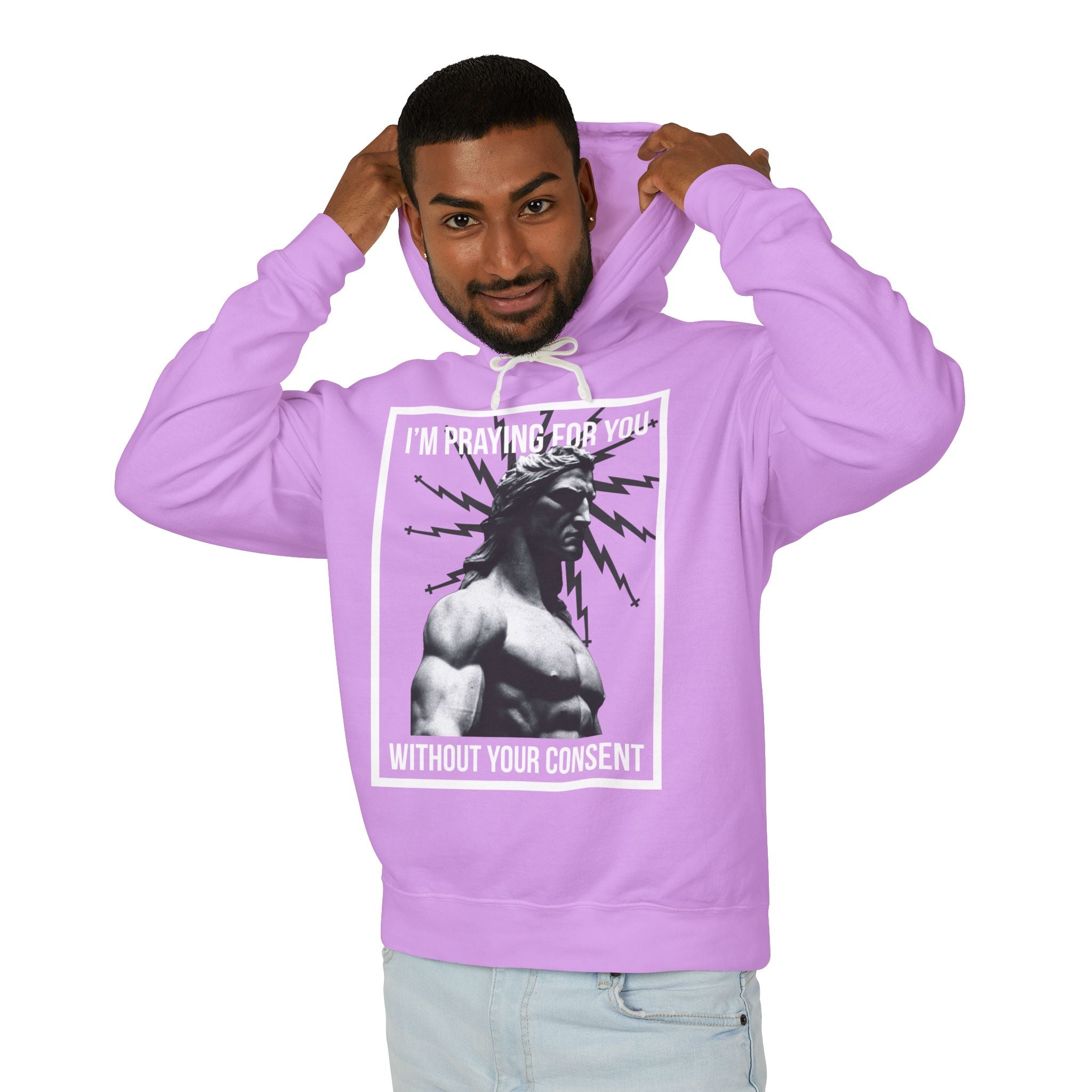 Praying for you without your consent Hoodie, Unisex Lightweight Hooded Sweatshirt, Inspirational Sweatshirt, Gift for Believers, Faith-Based Apparel, Cozy [...]