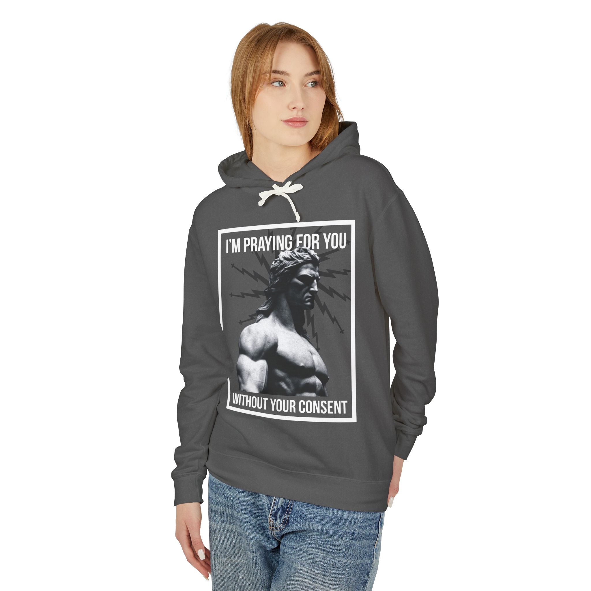 Praying for you without your consent Hoodie, Unisex Lightweight Hooded Sweatshirt, Inspirational Sweatshirt, Gift for Believers, Faith-Based Apparel, Cozy [...]