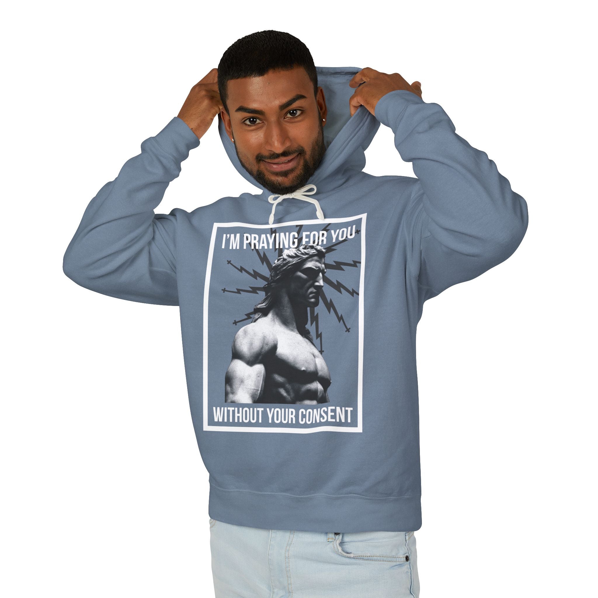 Praying for you without your consent Hoodie, Unisex Lightweight Hooded Sweatshirt, Inspirational Sweatshirt, Gift for Believers, Faith-Based Apparel, Cozy [...]