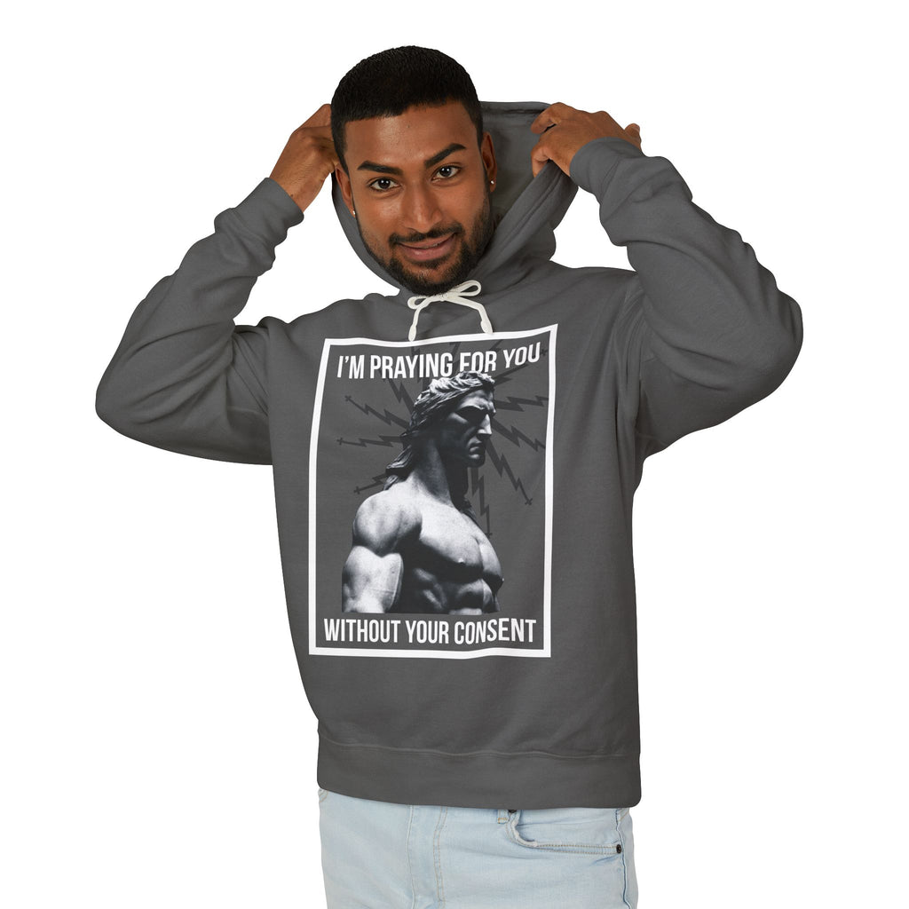 Praying for you without your consent Hoodie, Unisex Lightweight Hooded Sweatshirt, Inspirational Sweatshirt, Gift for Believers, Faith-Based Apparel, Cozy [...]