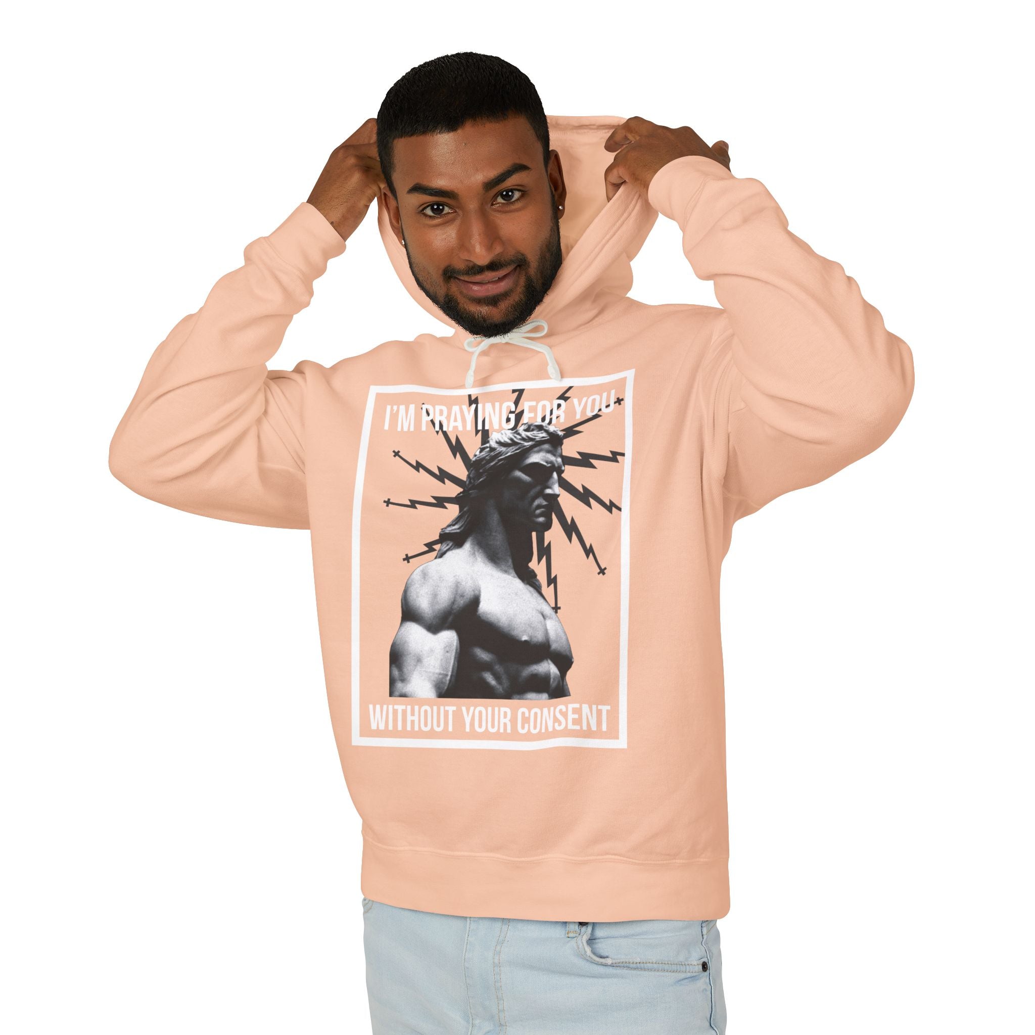 Praying for you without your consent Hoodie, Unisex Lightweight Hooded Sweatshirt, Inspirational Sweatshirt, Gift for Believers, Faith-Based Apparel, Cozy [...]
